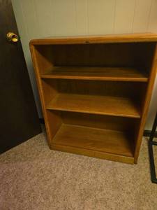 lot 832 image: Bookshelves, 36x30x12, located in basement