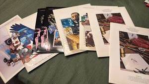 lot 910 image: United States postal service mint set of commemorative stamps 1976-1980