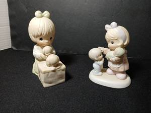 lot 1069 image: Precious Moments Figurines Always Room for one more and You have Such A special Way of Caring Each and Every Day