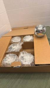 lot 1126 image: 12 phyther glass candle holders