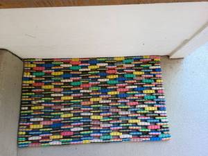 lot 1313 image: Recycled  colorful foam mat 30x18