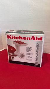 lot 1420 image: KitchenAid Food Grinder Attachment FGA