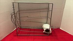 lot 1520 image: Metal Wire Toilet Paper Towel Holder