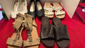 lot 1563 image: Ladies shoes mix sizes 8-10