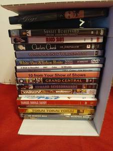 lot 1607 image: DVD Movie Collection Lot  Films Gigi Sunset Boulevard RKO 281 Edward Scissorhands