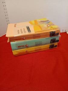 lot 1654 image: Xerox Pastel Paper 8.5 x 11 20 lb  Lot of 3 Salmon, green and goldenrod