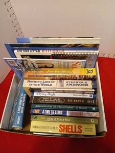 lot 1662 image: Book Lot Titles Railroad History Travel Biography Natural History