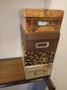 lot 1671 image: Stackable Storage Boxes