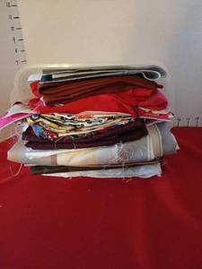 lot 1751 image: Lot of Fabric Scraps and Textile Materials