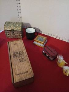 lot 1767 image: Trinkets boxes and more