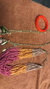 lot 1939 image: Necklaces and bracelet