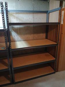 lot 2106 image: GorillaShelves Industrial unit 6ftx4ft2ft located in basement winner bring tools and or  help