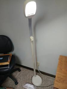 lot 2202 image: Floor lamp from Full Spectrum Solutions 89 tall adjustable located in basement