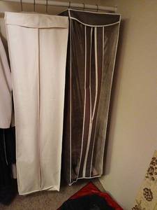 lot 2404 image: Fabric Wardrobe Organizer Storage Closet 2