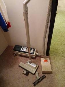 lot 2416 image: Electrolux Carpet and Floor Power Nozzle Cleaner with Accessories located in basement