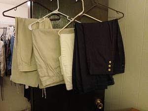 lot 2507 image: Ladies pants and Capris  size 12 to 14