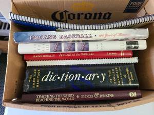 lot 3111 image: Books, including Indians Baseball, 100 Years of Memories.