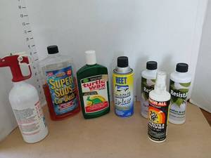 lot 3317 image: Lot of  Automotive Care Products Super Suds Turtle Wax HEET Resist