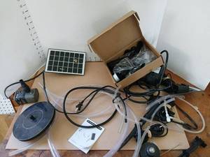 lot 3326 image: Solar Fountain Kit with Battery Model SP29D1