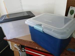 lot 3338 image: Sterlite plastic containers with lids