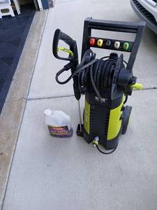 lot 3507 image: Sun Joe 2030 PSI 1.76 GPM 14.5 Amp Electric Pressure Washer untested