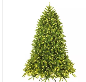 Costway 6-ft Pre-Lit PVC Christmas Fir Tree Hinged - Retail: $0