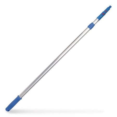 lot 5565 image: Gritt Commercial GCEGRI1066F 3.5-6 ft. Telescopic Aluminum Extension Pole  Blue & Silver - Retail $42