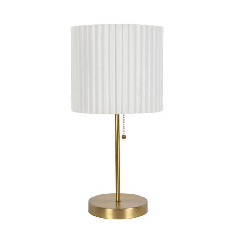 lot 5567 image: 18 in. Table Lamp Brass - Retail $40