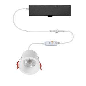 lot 6608 image: Specialty Elite 3 in. LED Trimless Canless Recessed Light, Adjustable CCT - Retail $20
