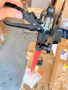 lot 433 image: ONE piece Cabinet Jacks, 45 to 114 in Adjustable Telescopic Support PoleHeavy Duty Steel Design, 154 Lbs Capacity, 3rd Hand Support, Installation Jack for Cabinets Drywall Cargo Bars - Retail $0