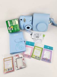 lot 183 image: Fujifilm Instax Mini 7S Instant Camera Bundle with Accessories and Film
