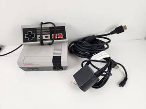 lot 184 image: Nintendo NES Classic Mini Console Gray