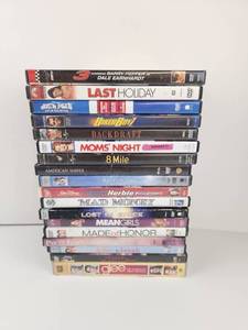 lot 204 image: DVD Movie Lot 19 Films Titles Include 3 8 Mile American Sniper Notebook