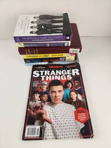 lot 208 image: Book Lot 6 Books The Beatles Hard Days Write Stranger Things Guide