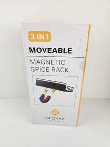 lot 240 image: Oponar 3 in 1 Moveable Magnetic Spice Rack