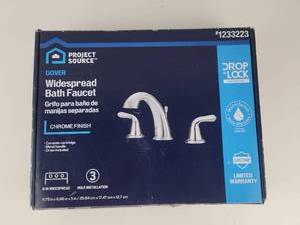 lot 250 image: Project Source Widespread Bath Faucet #123223 New
