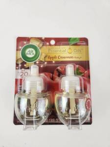 lot 258 image: Air Wick Scented Oil Refill Apple Cinnamon Medley Essential Oils 2-Pack