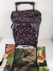 lot 266 image: Aquatree Waterproof Fishing Tackle Backpack with Rolling Handle Bag Pair of Bags