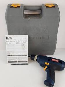 lot 291 image: Ryobi 38 in. VSR Drill D41 with Case and Manual