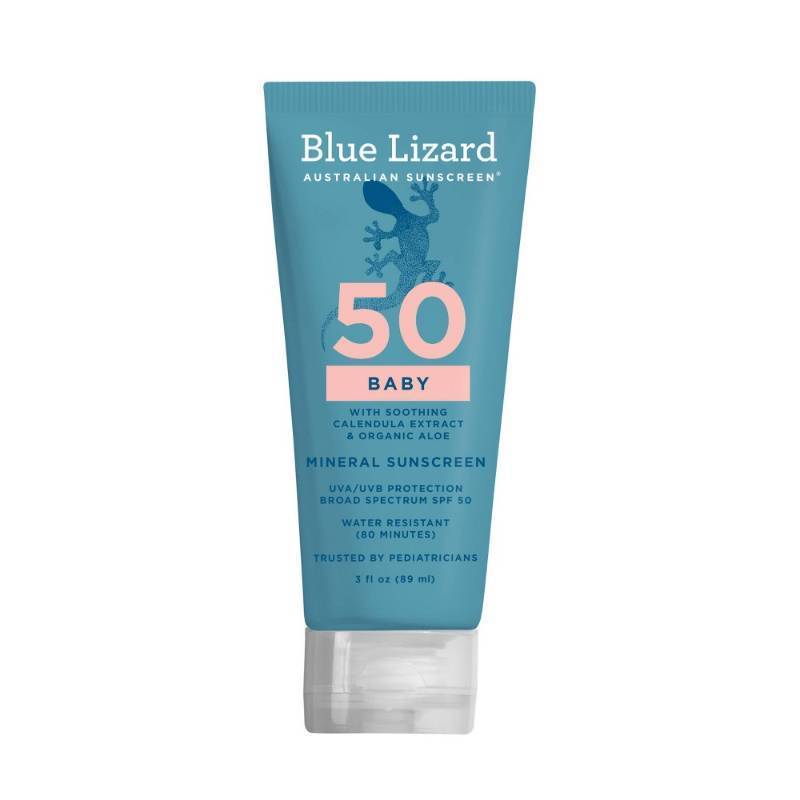 lot 59660 image: Blue Lizard Baby Sunscreen Lotion - SPF 50 - 3 fl oz - Retail $22