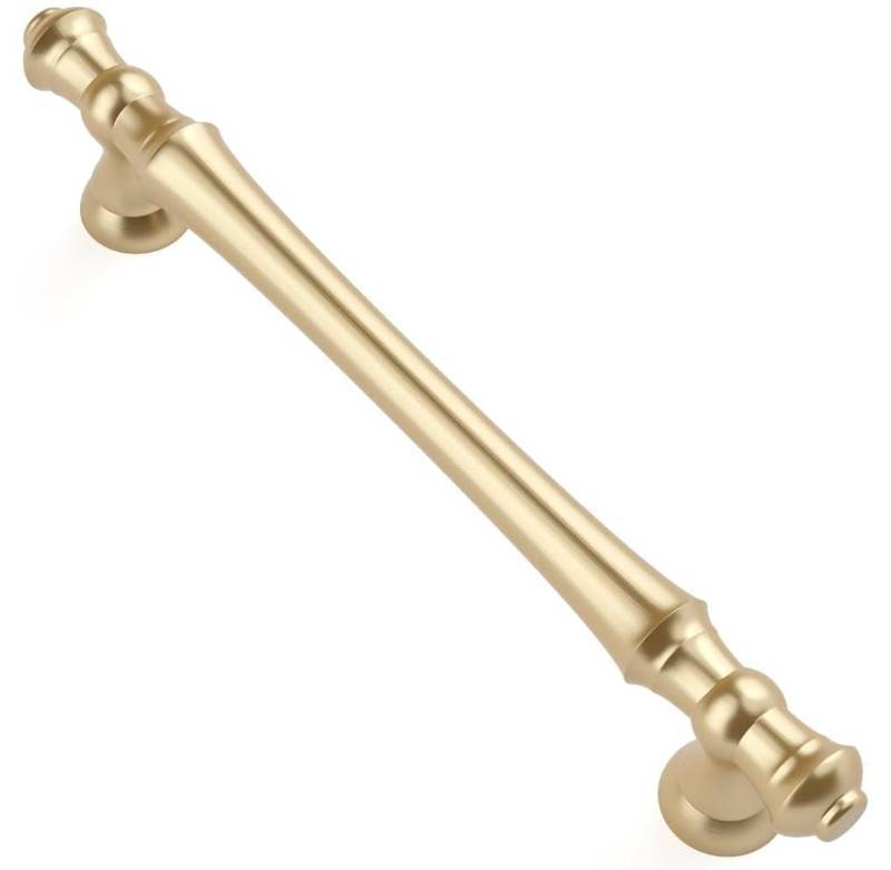 lot 29551 image: 10 Pack 5 Inch(128mm) Gold Kitchen Cabinet Handles, Cabinet Pulls Kitchen Cabinet Hardware for Cupboard Drawer Pulls. - Retail $90