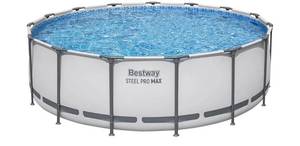 lot 59833 image: Bestway Steel Pro MAX 15 x 48 Above Ground Swimming Pool - Retail $450