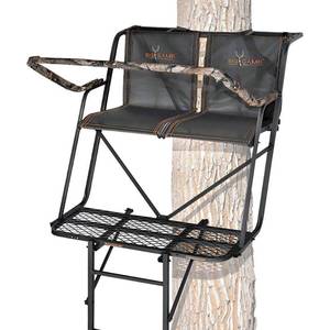lot 59835 image: Big Game Treestands Big Buddy Steel 2-Person Hunting Ladder Tree Stand - Retail $250