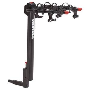 lot 59838 image: Yakima DoubleDown 4 Tilting Hitch-Mounted Bike Rack for Cars  SUVs & Trucks - Retail $260