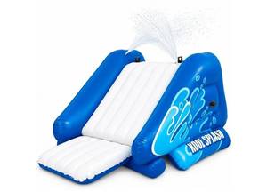 lot 59850 image: INTEX Kool Splash Inflatable Water Slide for Swimming Pool Fun. VISIBLE USE. - Retail $110