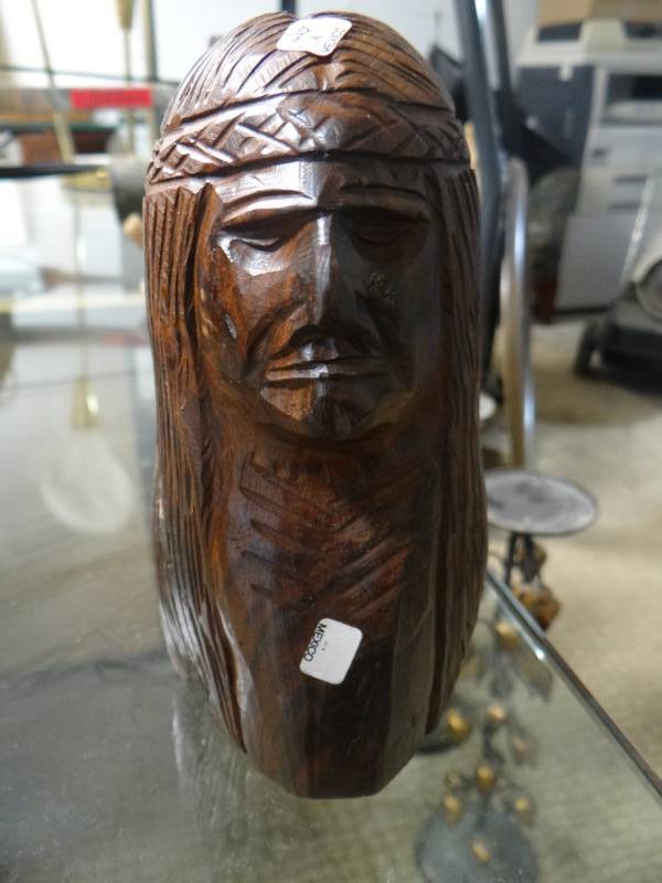 lot 8683 image: Ironwood Indian Head- 6 tall
