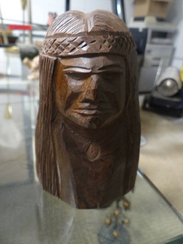 lot 8685 image: Ironwood Indian Head- 6 tall