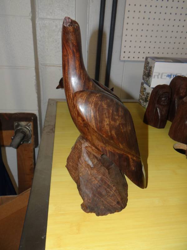 lot 8692 image: Lg ironwood eagle- 12 tall