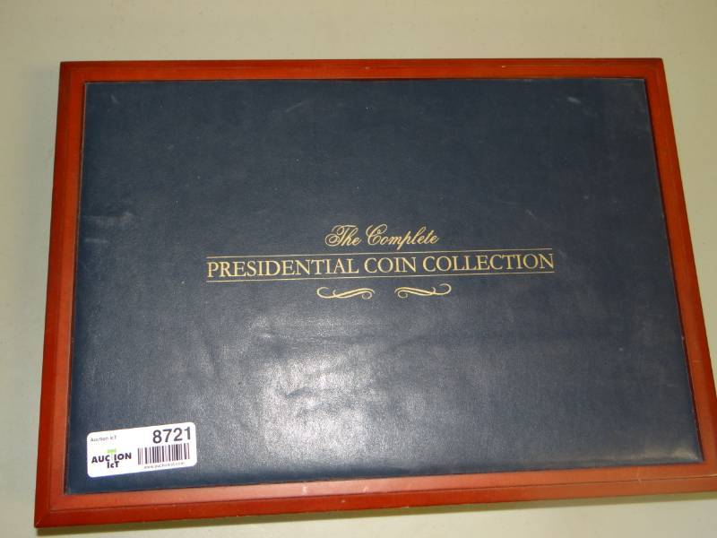 lot 8721 image: The complete presidential coin collection collector box