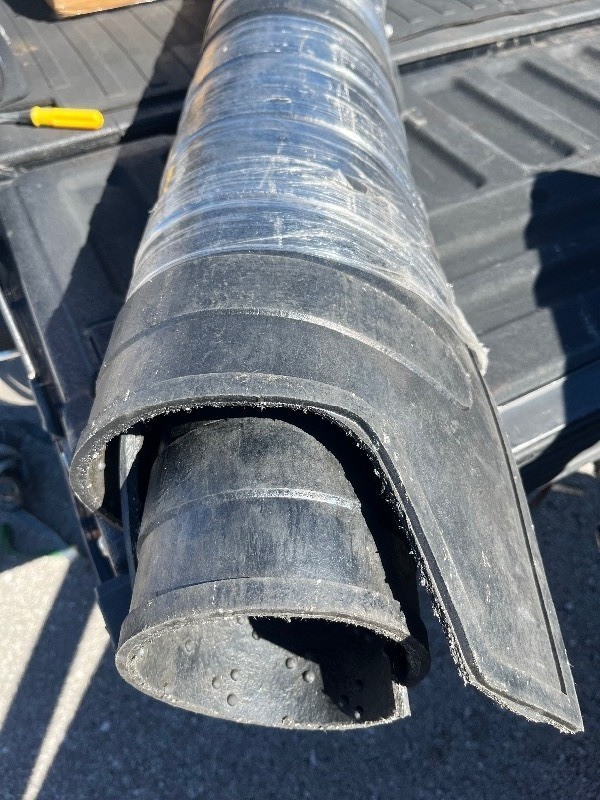 lot 132 image: 8 Truck Bed Mat Rubber Ribbed Design